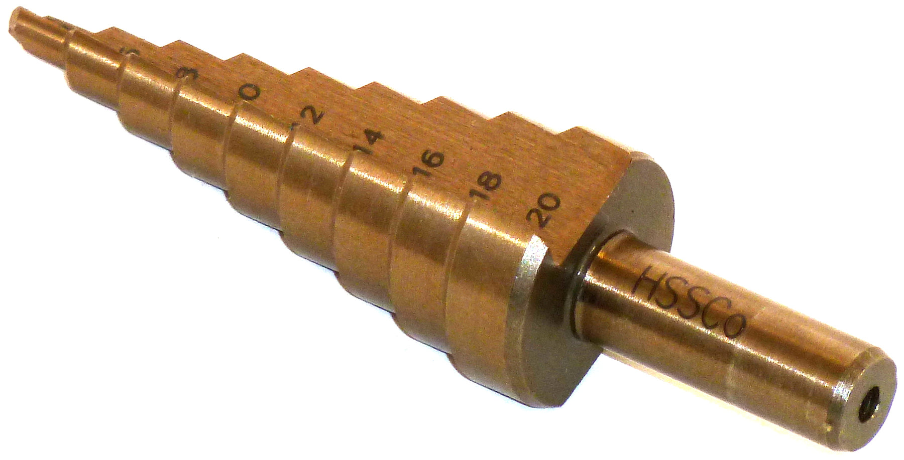 Stufenbohrer-Set 4-32 mm 3-tlg. - HSS-E Co5 - für Edelstahl, VA, NE-Metalle - Schälbohrer / Konusbohrer - präzise abgestuft - Premiumqualität
