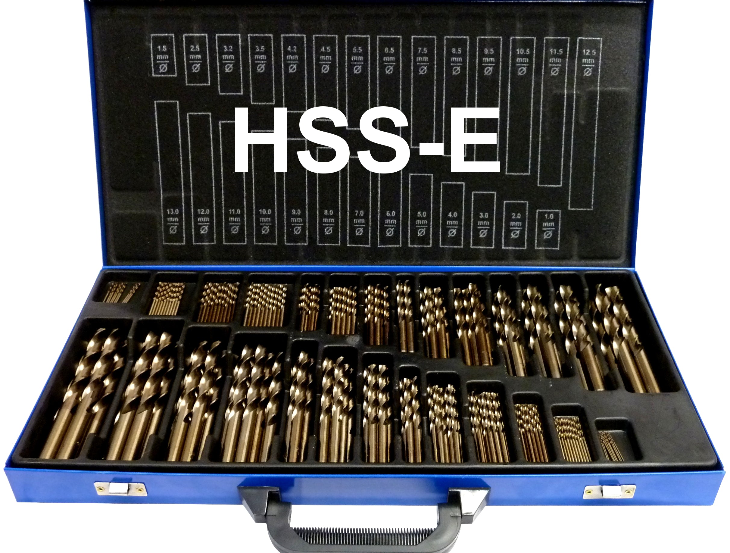 QUARKZMAN Metallbohrer Set 9,1mm - 5 Stück M35 HSS Für Stahl & Aluminium