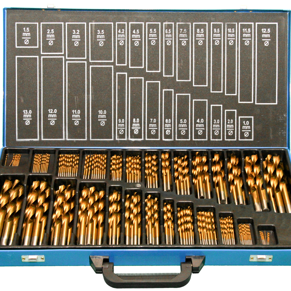 KS Tools HSS Spiralbohrer 0,7 Mm – 10er Pack, Für Präzise Bohrungen In Metall